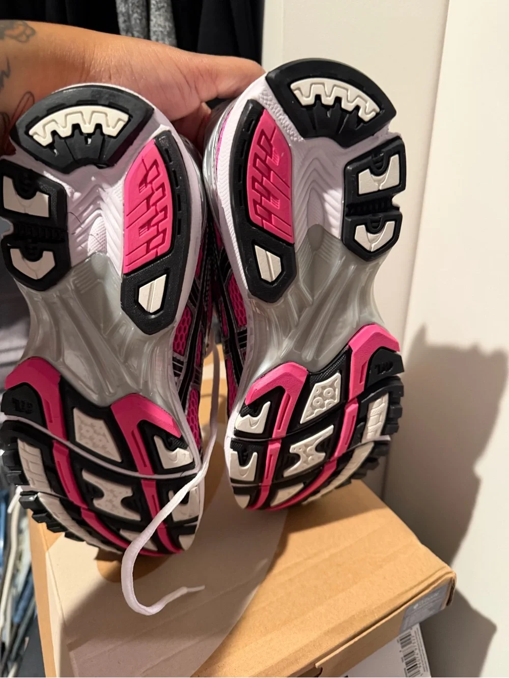 ASICS Pink and Silver Running Sneakers (Brand New) - Picture 4 of 4
